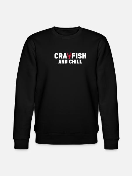 Crawfish Gifts - Stanley/Stella CHANGER Unisex Organic Sweatshirt - black