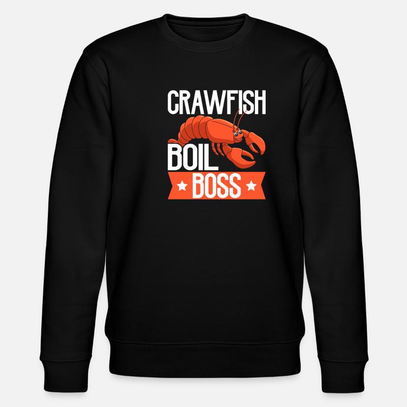 Crawfish Gifts - Stanley/Stella Unisex Bio-Sweatshirt CHANGER  - Schwarz