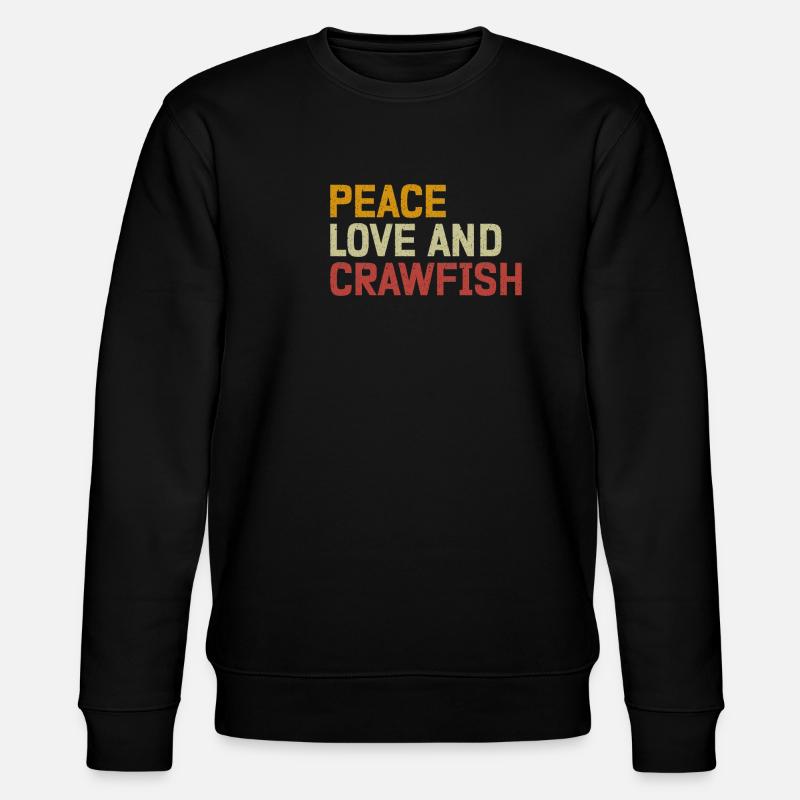 Crawfish Gifts - Stanley/Stella Unisex Bio-Sweatshirt CHANGER  - Schwarz