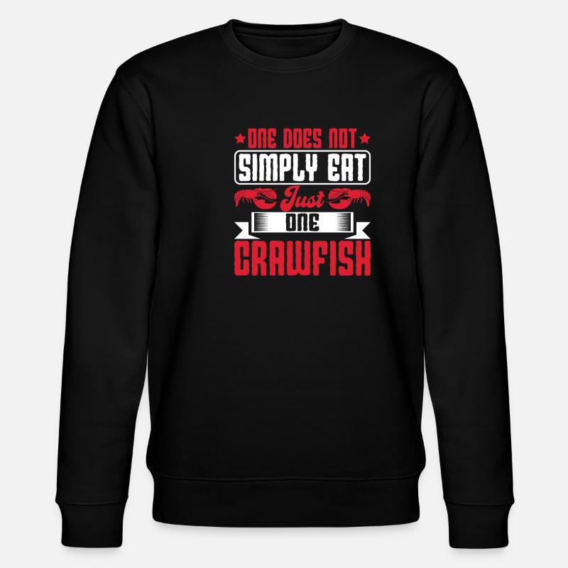 Crawfish Gifts - Stanley/Stella Unisex Bio-Sweatshirt CHANGER  - Schwarz