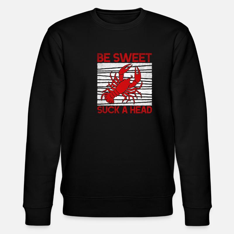 Crawfish Gifts - Stanley/Stella Unisex Bio-Sweatshirt CHANGER  - Schwarz