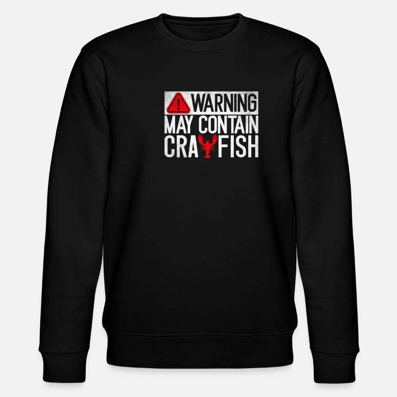 Crawfish Gifts - Stanley/Stella Unisex Bio-Sweatshirt CHANGER  - Schwarz