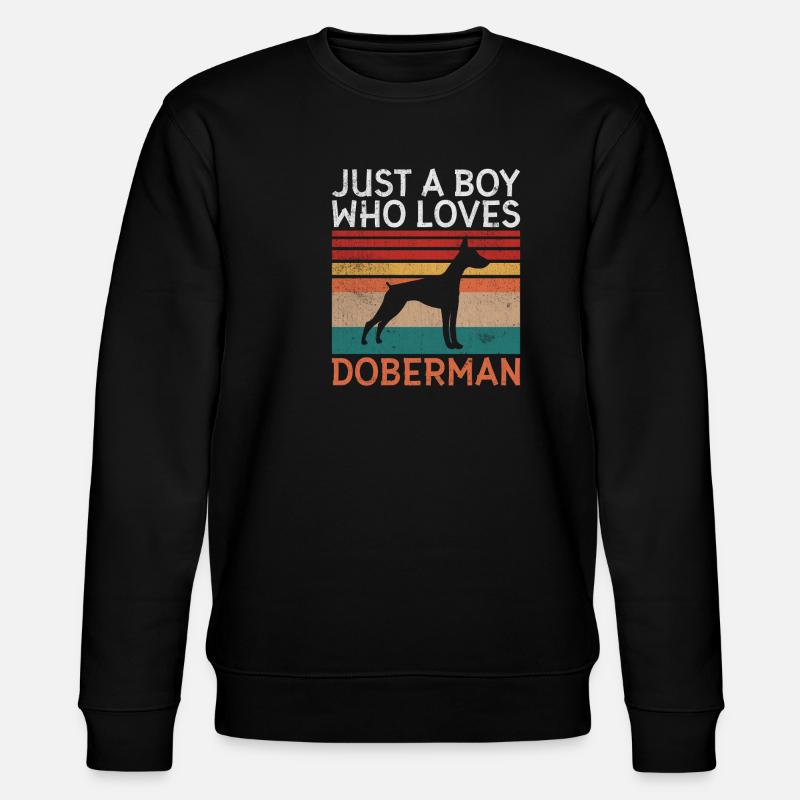 Doberman Gifts - Stanley/Stella Unisex Bio-Sweatshirt CHANGER - Schwarz