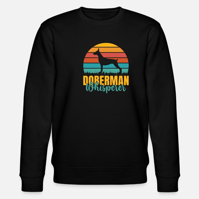 Doberman Gifts - Stanley/Stella Unisex Bio-Sweatshirt CHANGER  - Schwarz