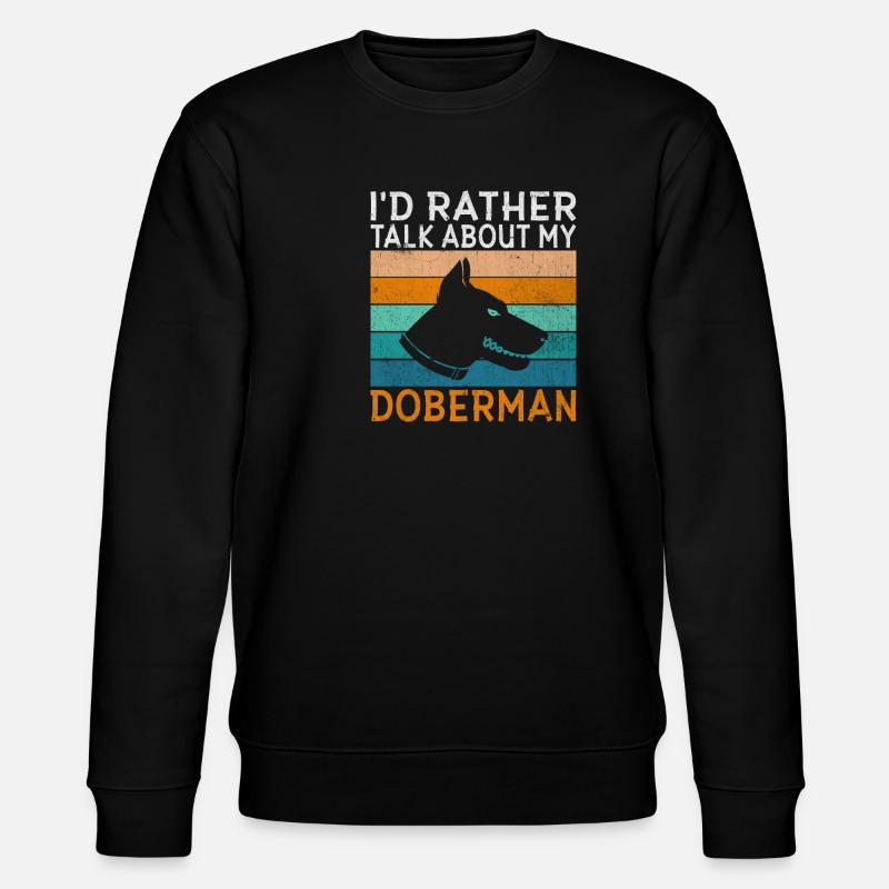 Doberman Gifts - Stanley/Stella Unisex Bio-Sweatshirt CHANGER  - Schwarz