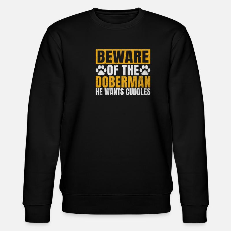 Doberman Gifts - Stanley/Stella Unisex Bio-Sweatshirt CHANGER - Schwarz