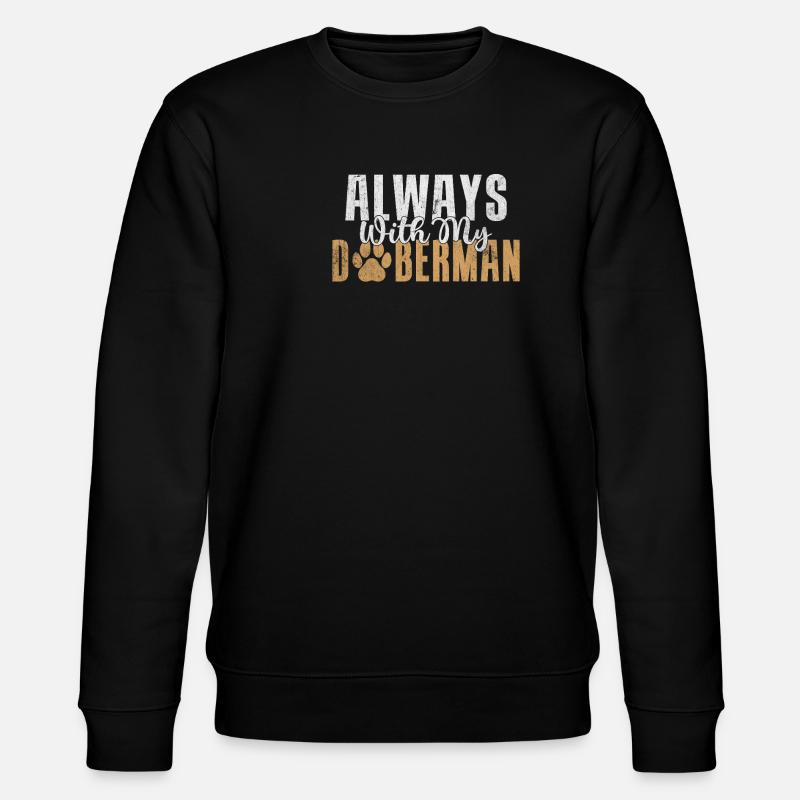 Doberman Gifts - Stanley/Stella Unisex Bio-Sweatshirt CHANGER  - Schwarz