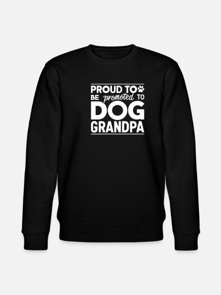 Dog Grandpa Gifts - Stanley/Stella CHANGER Unisex Organic Sweatshirt - black