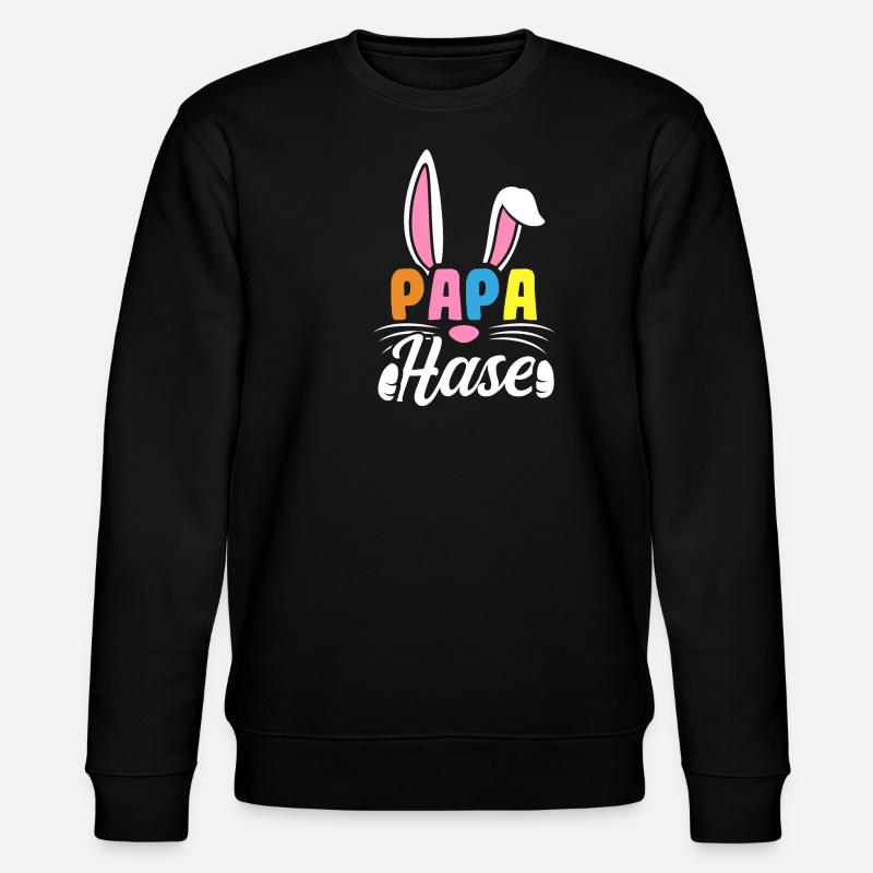 Papa Lapin - Sweat bio CHANGER Stanley/Stella Unisexe - noir