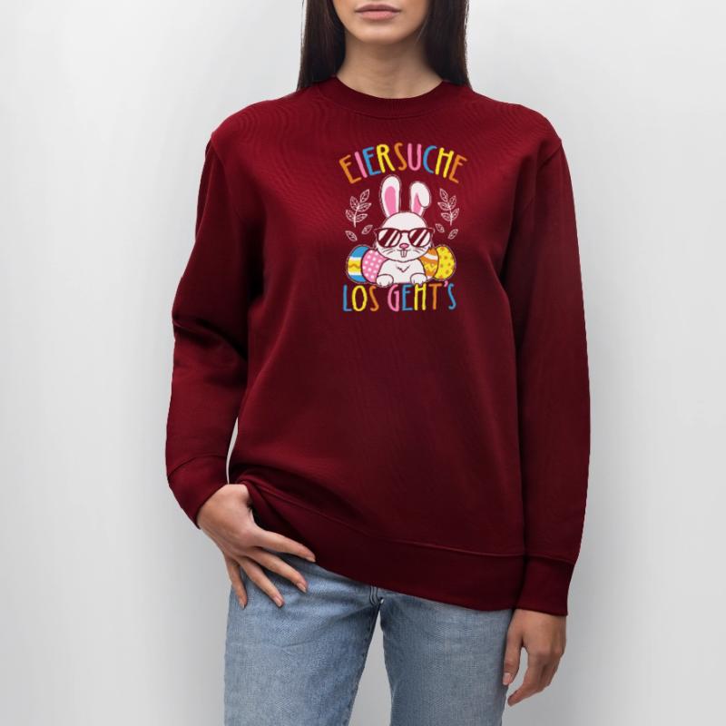 Egg Hunt Let's Go Easter Easter Bunny Easter Eggs Stanley/Stella CHANGER Unisex Organic Sweatshirt