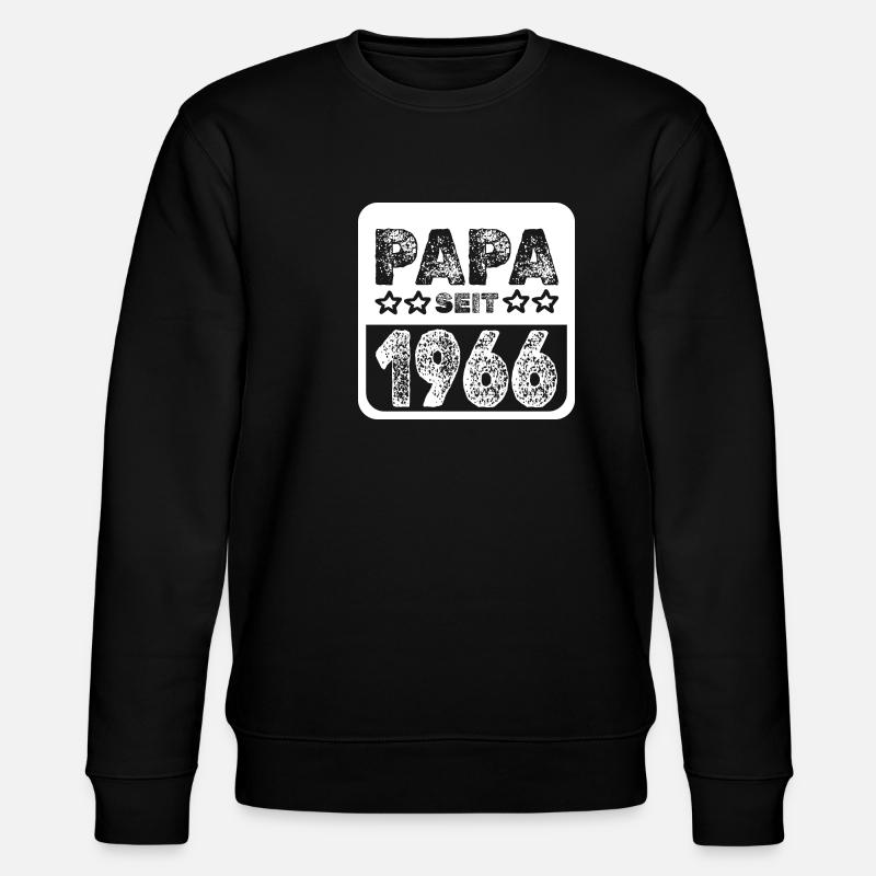 1966 1966 - Stanley/Stella CHANGER Unisex Organic Sweatshirt - black