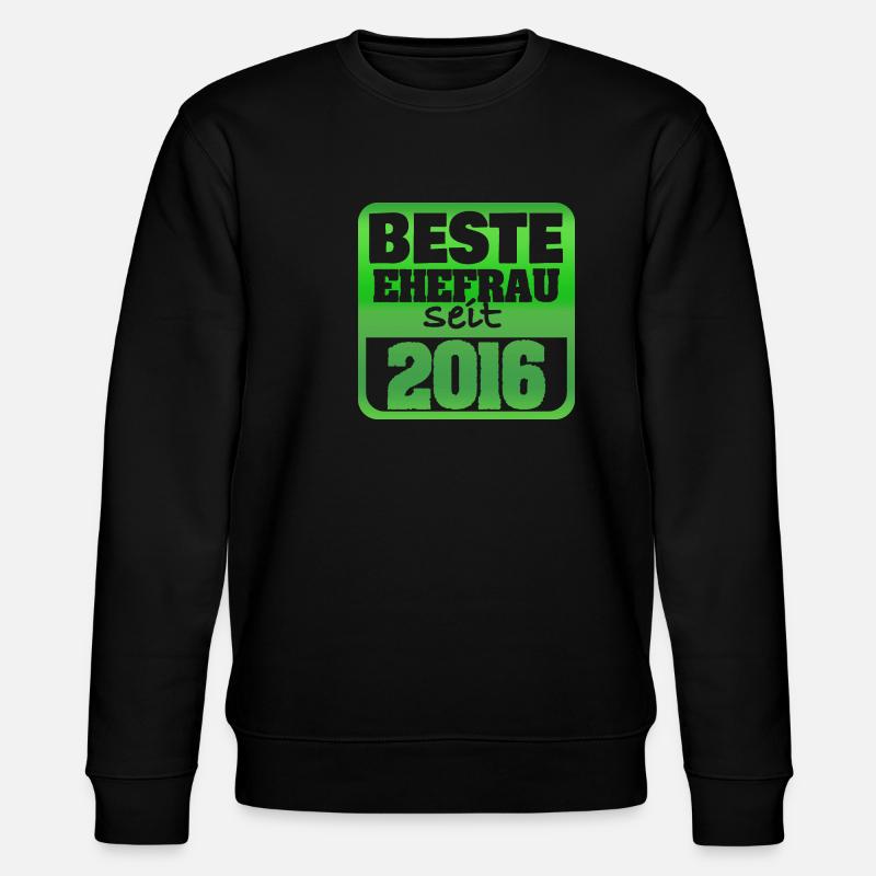 2016 - Stanley/Stella Unisex Bio-Sweatshirt CHANGER  - Schwarz