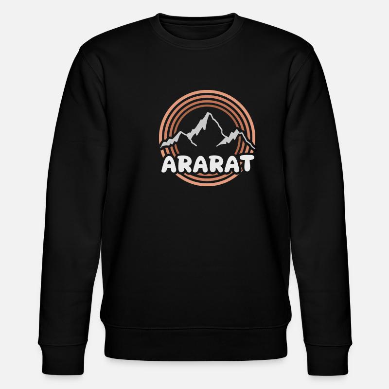 Ararat as a mountain - Stanley/Stella CHANGER Unisex Organic Sweatshirt - black