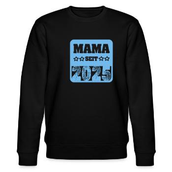 2025 - Stanley/Stella Unisex Bio-Sweatshirt CHANGER  - Schwarz - Vorne - Nik (191cm) & Marisol (170cm)