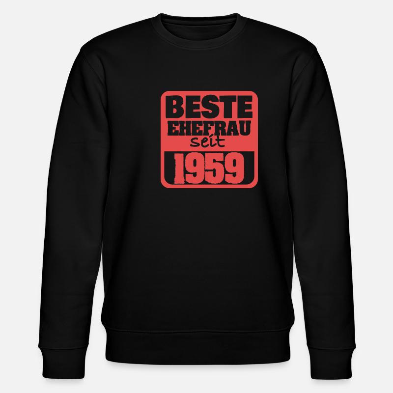 1959 - Stanley/Stella Unisex Bio-Sweatshirt CHANGER  - Schwarz