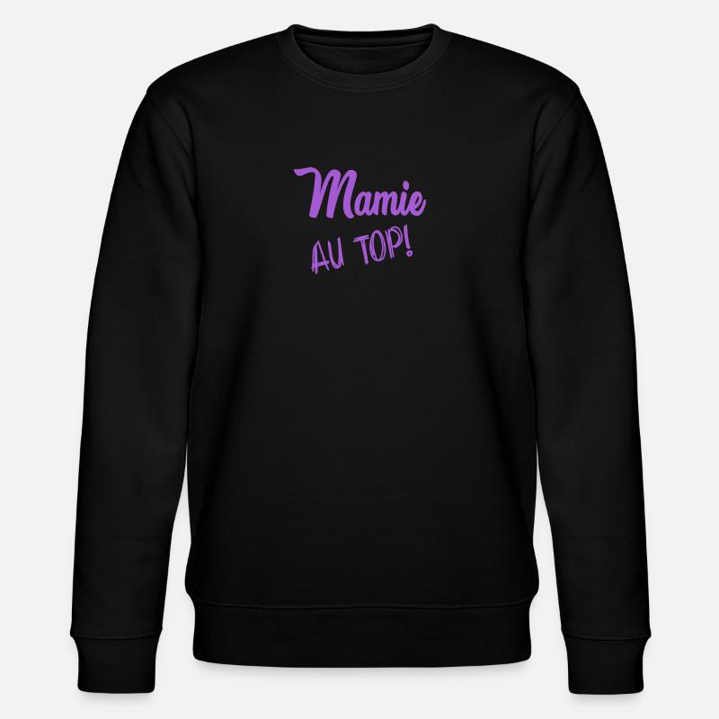 MAMA. OMA - Stanley/Stella Unisex Bio-Sweatshirt CHANGER  - Schwarz