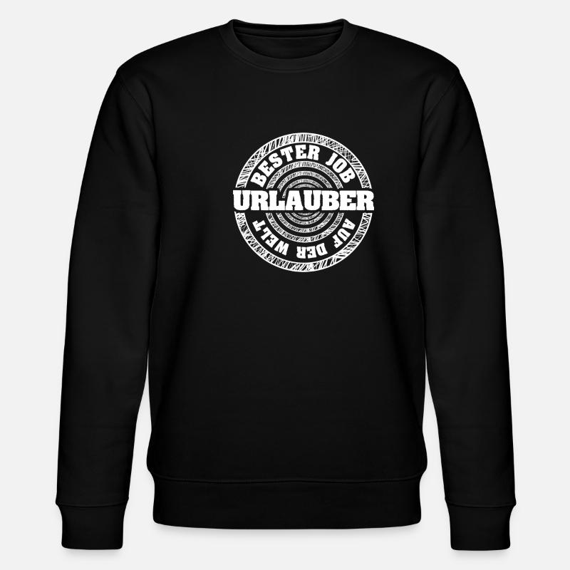 Gift for holidaymakers - Stanley/Stella CHANGER Unisex Organic Sweatshirt - black