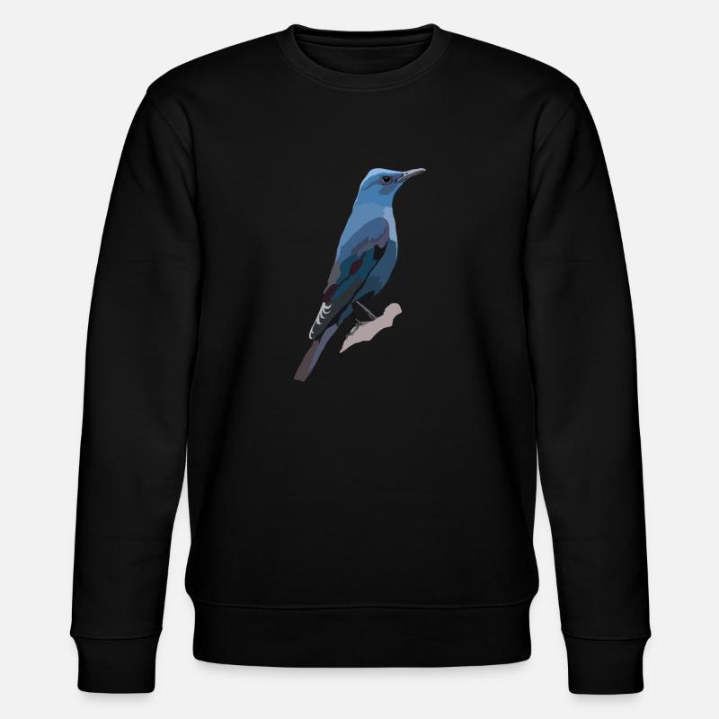 Blaumerle - Stanley/Stella Unisex Bio-Sweatshirt CHANGER  - Schwarz