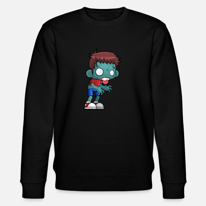 Zombie - Stanley/Stella Unisex Bio-Sweatshirt CHANGER  - Schwarz