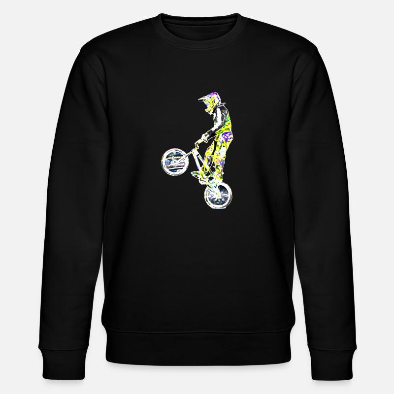 bmx Rasse - Stanley/Stella Unisex Bio-Sweatshirt CHANGER  - Schwarz