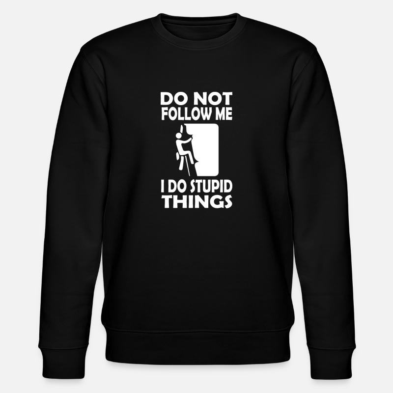 Bouldering Climbing Climbing - Stanley/Stella CHANGER Unisex Organic Sweatshirt - black