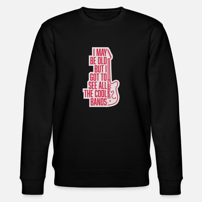 I may be old - Stanley/Stella Unisex Bio-Sweatshirt CHANGER  - Schwarz