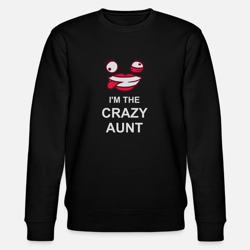 à The Crazy Aunt - Sweat bio CHANGER Stanley/Stella Unisexe - noir