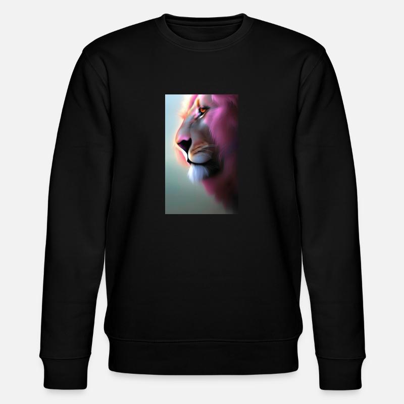 Dessin animé d’une lionne queer - Sweat bio CHANGER Stanley/Stella Unisexe - noir