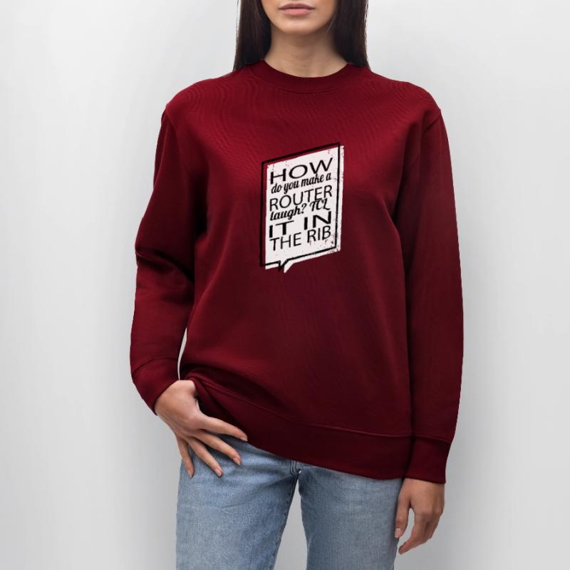 quote fun computer humour fullstack developer Stanley/Stella CHANGER Unisex Organic Sweatshirt