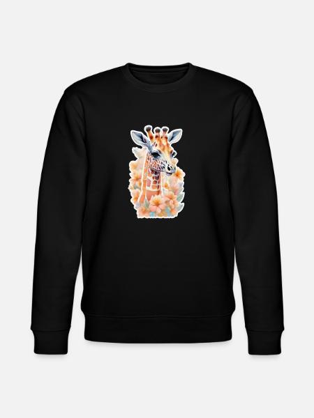 Giraffe - Stanley/Stella CHANGER Unisex Organic Sweatshirt - black
