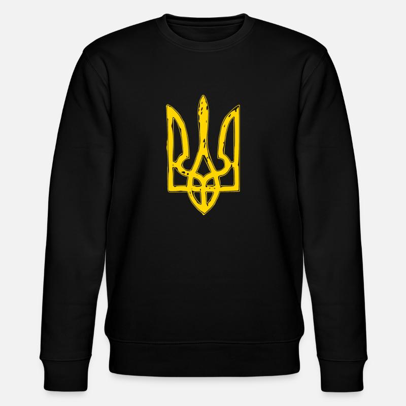 Trysub Ukraine Dreizack - Stanley/Stella Unisex Bio-Sweatshirt CHANGER  - Schwarz