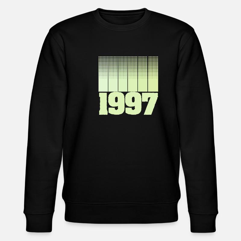 Jahr 1997 - Stanley/Stella Unisex Bio-Sweatshirt CHANGER  - Schwarz