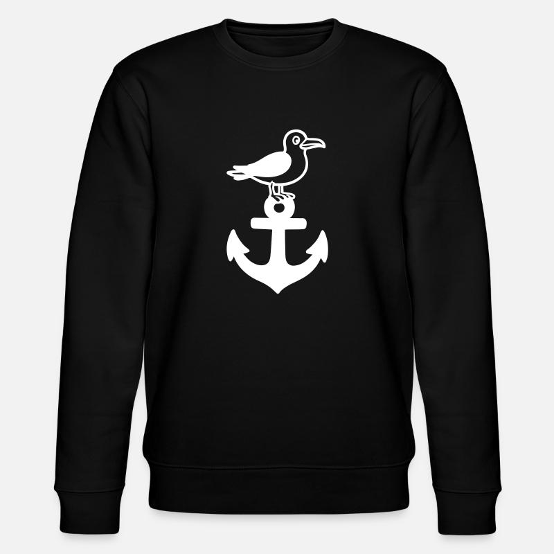 Anker Möwe Hafen - Sweat bio CHANGER Stanley/Stella Unisexe - noir