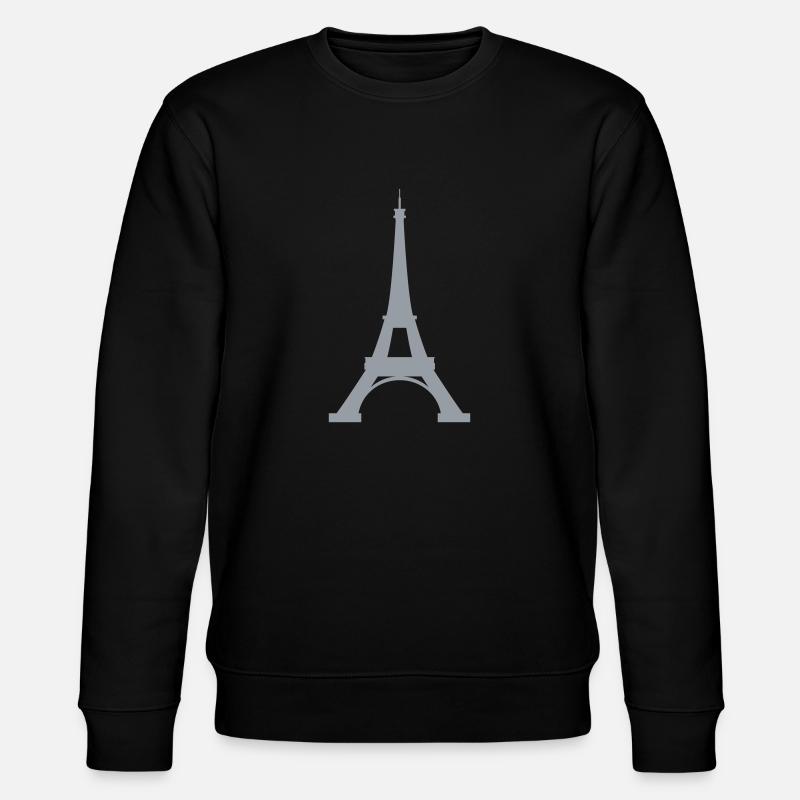 Tour Eiffel - Sweat bio CHANGER Stanley/Stella Unisexe - noir