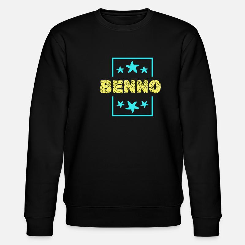Benno als Benno - Stanley/Stella Unisex Bio-Sweatshirt CHANGER  - Schwarz