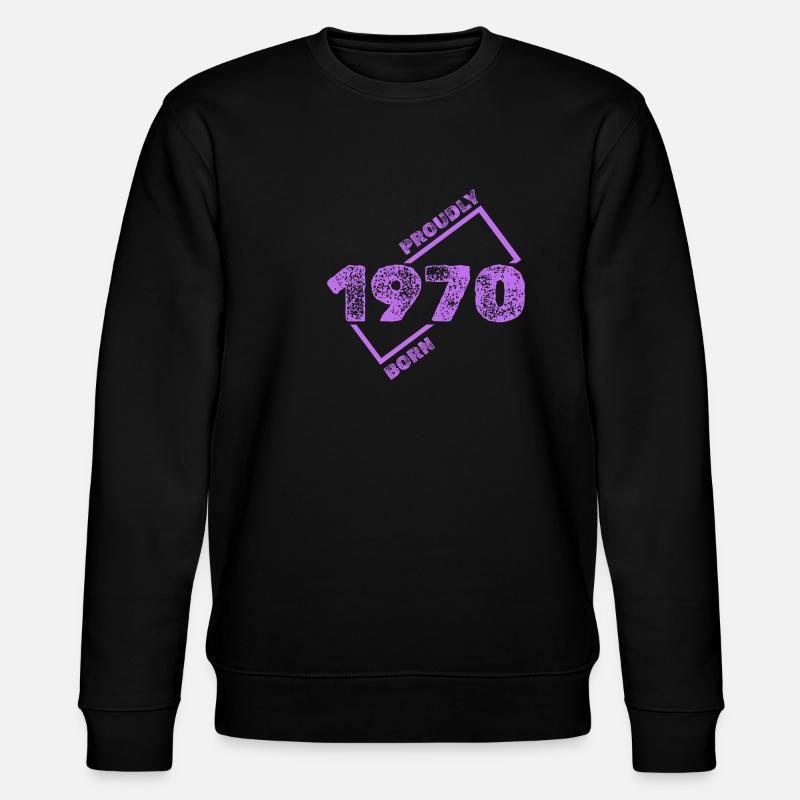 1970 1970 - Stanley/Stella Unisex Bio-Sweatshirt CHANGER  - Schwarz