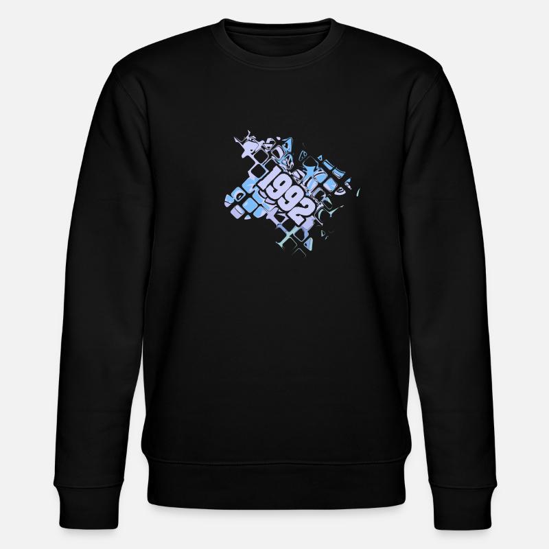 Nerd 1992 - Stanley/Stella CHANGER Unisex Organic Sweatshirt - black