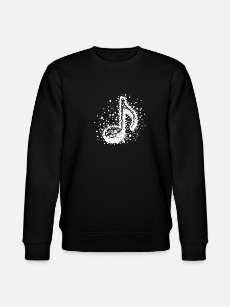 Music Sheet Music Tattoo Splash - Stanley/Stella CHANGER Unisex Organic Sweatshirt - black