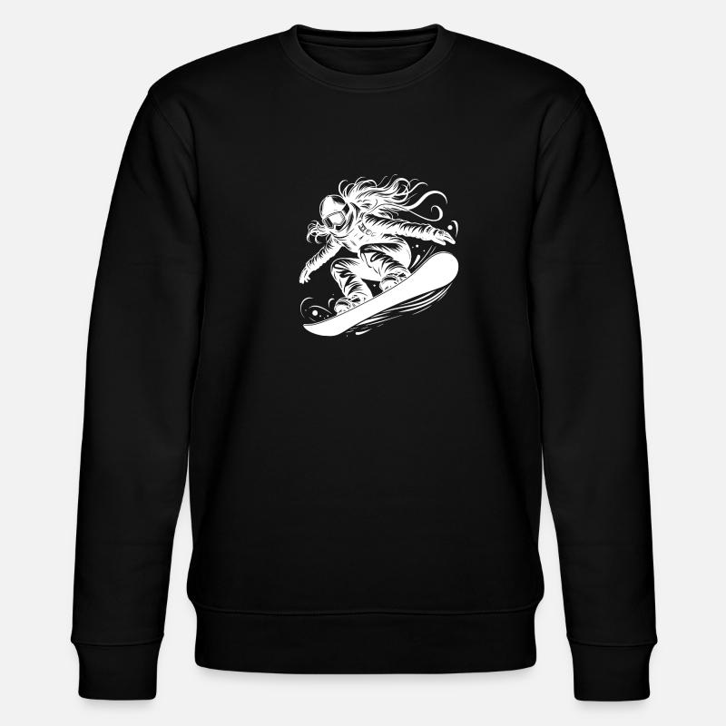 Poudreuse et snowboard - Sweat bio CHANGER Stanley/Stella Unisexe - noir