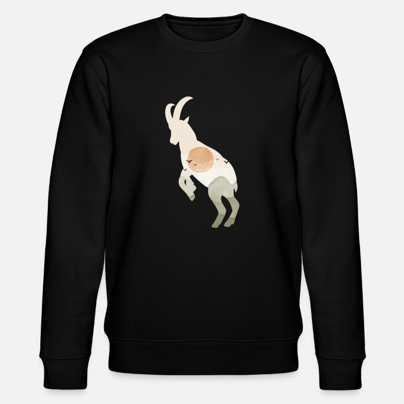 Dickhornschaf - Stanley/Stella Unisex Bio-Sweatshirt CHANGER - Schwarz