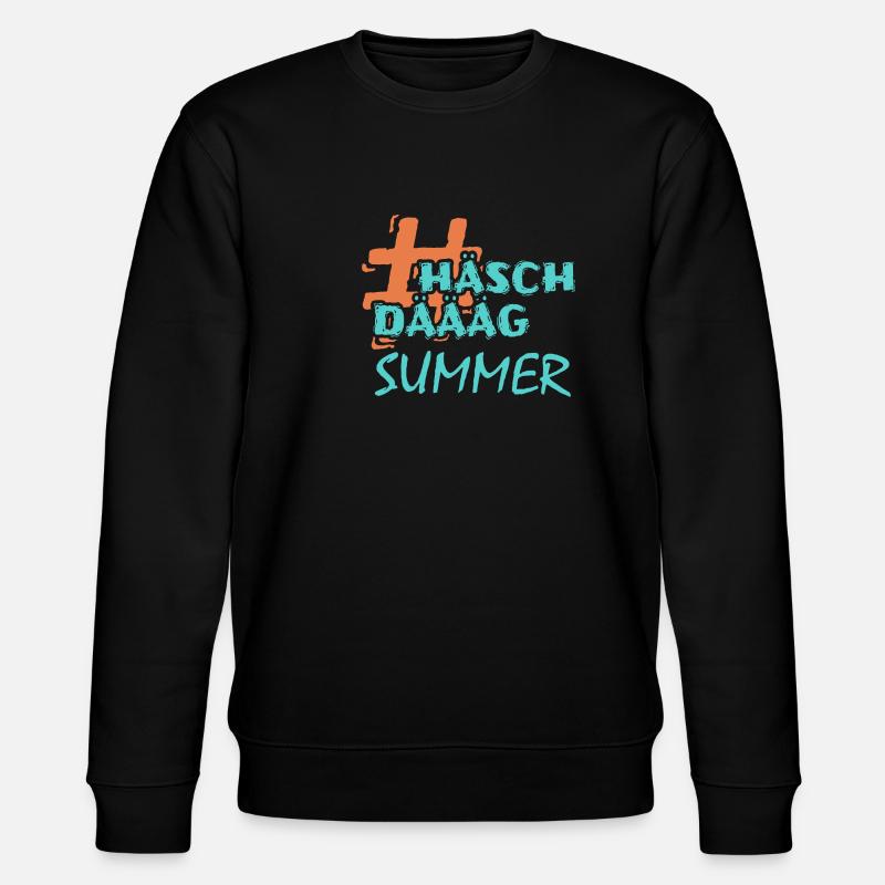 Summer - Stanley/Stella Unisex Bio-Sweatshirt CHANGER  - Schwarz