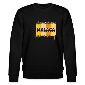 Malaga Malaga - Sweat bio CHANGER Stanley/Stella Unisexe - noir - Devant - Nik (191cm) & Marisol (170cm)