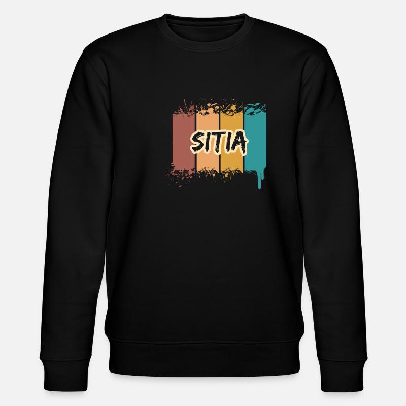 Sitia Sitia - Stanley/Stella Unisex Bio-Sweatshirt CHANGER  - Schwarz