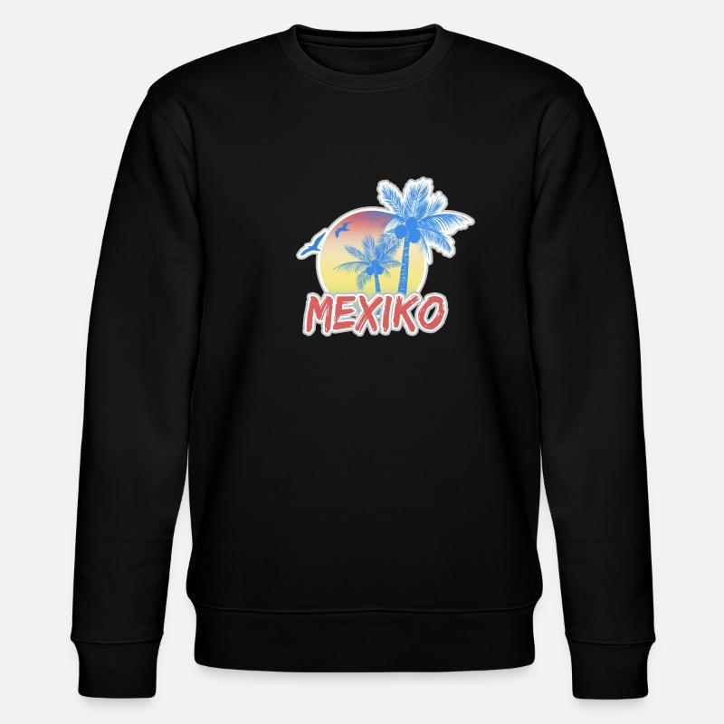 Urlaub Mexiko - Stanley/Stella Unisex Bio-Sweatshirt CHANGER  - Schwarz