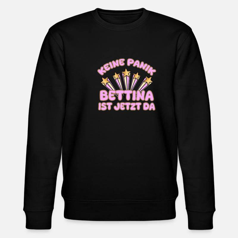 Frauenname Bettina - Stanley/Stella Unisex Bio-Sweatshirt CHANGER  - Schwarz