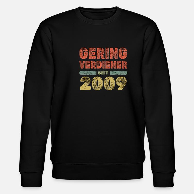 2009 - Stanley/Stella Unisex Bio-Sweatshirt CHANGER  - Schwarz