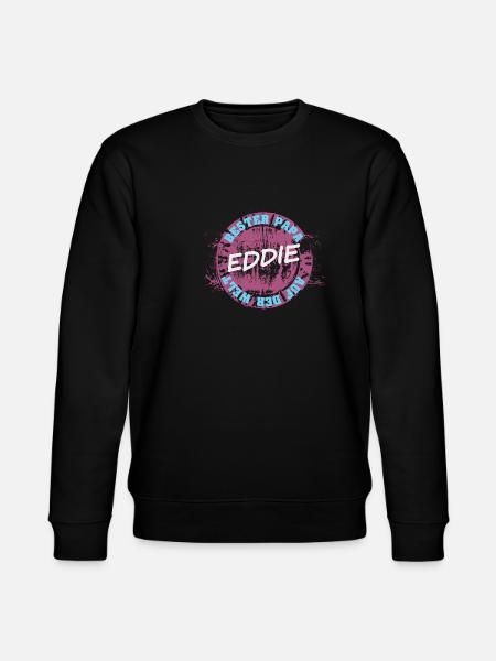 Father's Day Eddie - Stanley/Stella CHANGER Unisex Organic Sweatshirt - black