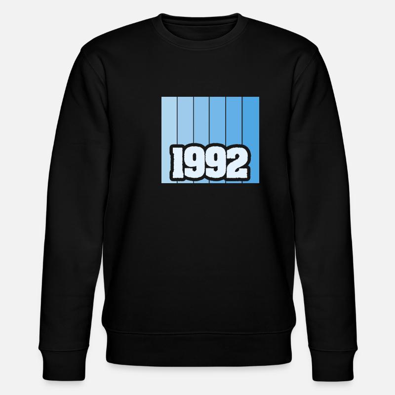 Zahl 1992 - Stanley/Stella Unisex Bio-Sweatshirt CHANGER  - Schwarz