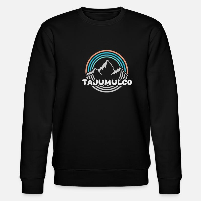 Tajumulco als Berg - Stanley/Stella Unisex Bio-Sweatshirt CHANGER  - Schwarz