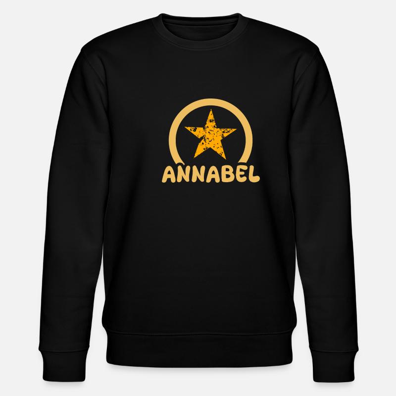 Gift for Annabel - Stanley/Stella CHANGER Unisex Organic Sweatshirt - black